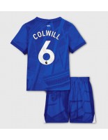 Otroške Nogometnih dresov Chelsea Levi Colwill #6 Domači 2025-26 Kratki rokavi (+ hlače)